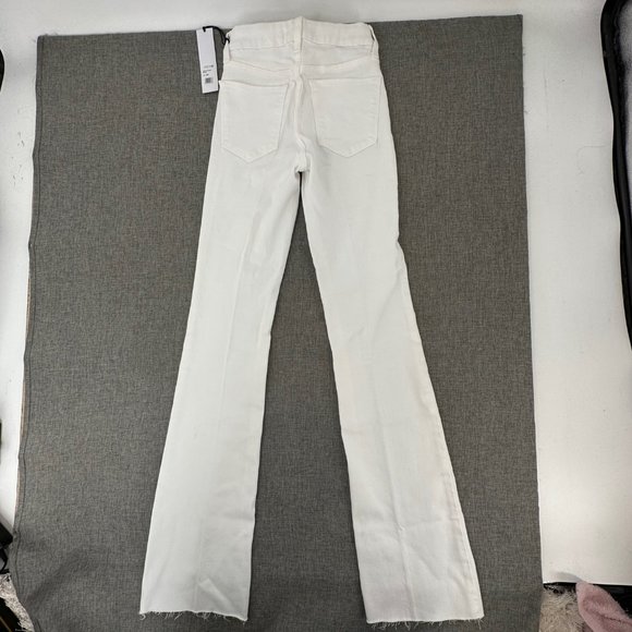 Joes Flawless High Waisted Jeans White Curvy Bootcut Waist 23" Flattering Sexy - Picture 11 of 16